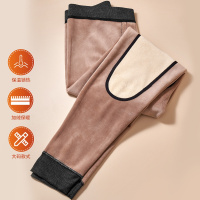 杉杉秋冬加绒护膝加宽松紧腰带细绒毛长裤贴身舒适男士保暖打底裤秋裤