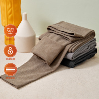 杉杉保暖条绒秋裤磨毛加宽腰带打底衬裤保暖高弹无痕大码男士保暖裤