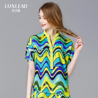 LUXLEAD洛诗琳2016夏款新品假日时尚百搭宽松短上衣XTS616468