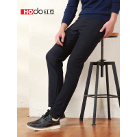 HODO红豆男装秋冬季男士休闲裤轻商务简约休闲微弹舒适柔软休闲裤男长裤