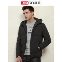 HODO红豆男装冬季男士羽绒服轻时尚连帽多色简约休闲羽绒服男外套