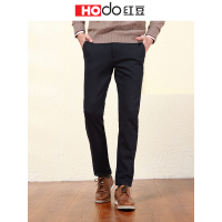 HODO红豆男装 男士休闲裤 春秋时尚 修身青年直筒商务休闲裤