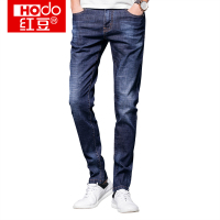 HODO红豆男装 春夏秋男士水洗牛仔裤休闲舒适长裤男