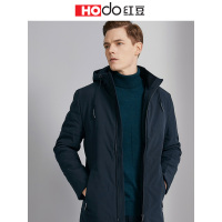HODO红豆男装 男士棉服冬季棉衣连帽休闲舒适外套男