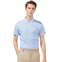 HODO红豆男装男士夏季短袖T恤翻领长绒棉针织T恤 舒适亲肤透气短袖男