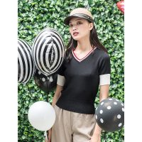 A&D韩版时尚小怪兽麦秆草帽米色