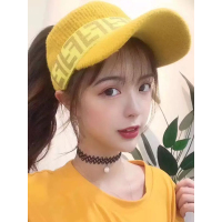 A&D潮流空顶秋冬亲子字母针织帽鸭舌帽