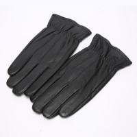 A&D可触屏加绒男士真皮手套