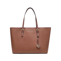 MICHAEL KORS Jet Set Travel金属吊饰拉链牛皮中号女士单肩包 30T5GTVT2L