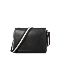 BALLY/巴利 纯色翻盖男士斜挎包邮差包 TEPOLT