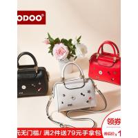 doodoo包包女2018新款潮韩版波士顿手提包大气百搭单肩斜挎包女包