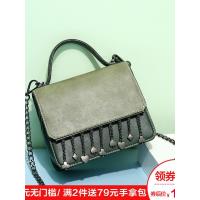 doodoo夏天小包包女2019新款潮迷你挎包链条包韩版百搭斜斜挎包女