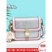 doodoo女包2019新款韩版小方包时尚可爱挂饰单肩斜挎包夏天小包包