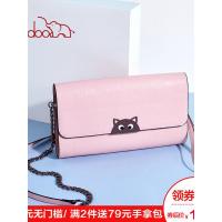 doodoo女包2019新款韩版简约小方包时尚链条单肩斜挎包夏天小包包