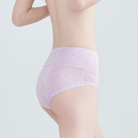 猫人内裤女士色纱性感少女高腰纯棉纯色透气舒适大学生三角裤
