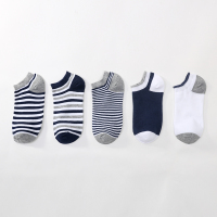 MiiOW/猫人男士棉袜5双装