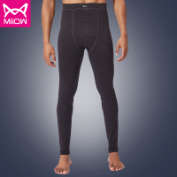 猫人保暖裤男加厚护膝棉裤热打底裤青年羊毛裤男士秋裤男冬季