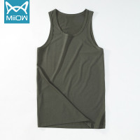 猫人背心男士莫代尔修身2条装紧身夏季冰丝工字青年健身打底汗衫