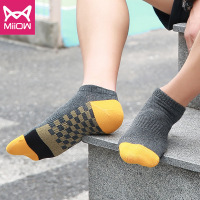 猫人5双运动袜子男士纯棉短袜防臭吸汗低帮潮船袜男袜