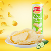 乐事 薯片桶装 104g黄瓜味