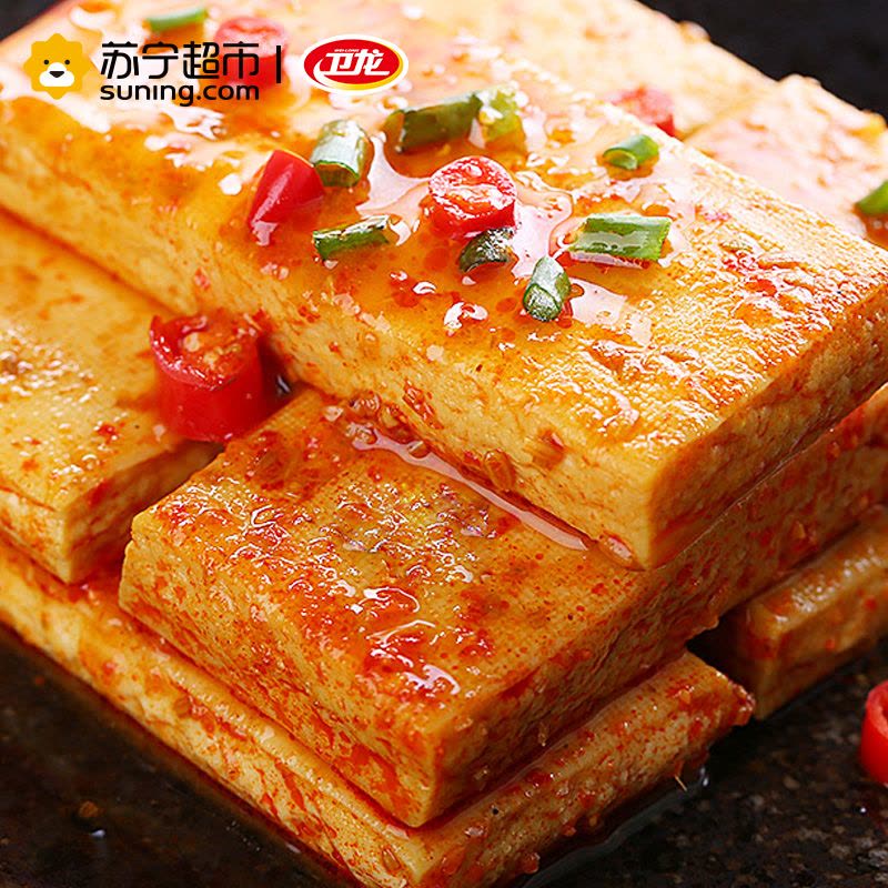 卫龙 湘味豆干250g香辣味豆腐干图片