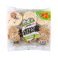 米老头 休闲零食大礼包 青稞双谷脆 芝麻味 308g