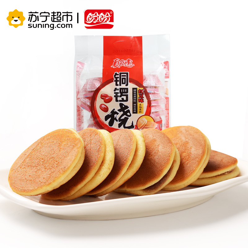 盼盼 铜锣烧红豆味240g