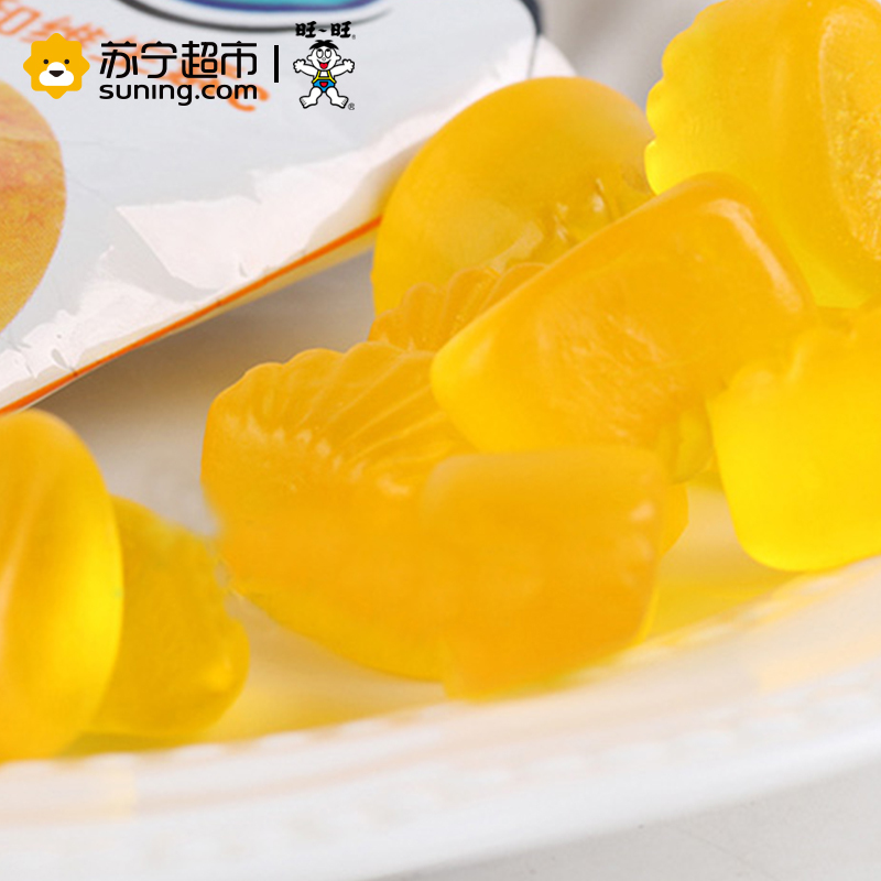 旺仔QQ糖20g香橙味 旺旺零食品果汁软糖 儿童橡皮糖 休闲零食 童年回忆