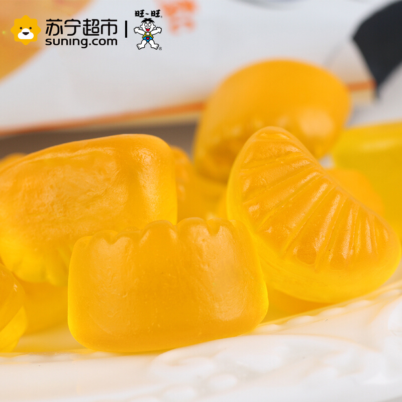 旺仔QQ糖20g香橙味 旺旺零食品果汁软糖 儿童橡皮糖 休闲零食 童年回忆
