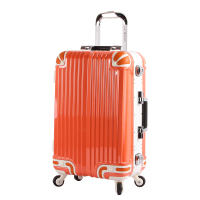 银座撞色包角商务铝框拉杆箱 万向轮旅行箱 登机行李箱