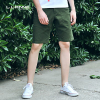 LLANNE新品短裤男夏天宽松休闲五分裤男士潮流青年纯棉中裤男
