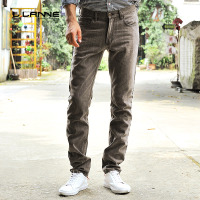 拉朗尼牛仔裤男直筒青年春季宽松休闲长裤牛子裤男士复古裤子潮流