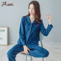 顶瓜瓜纯棉睡衣家居服套装女甜美可爱春夏秋新款简约田园休闲外穿