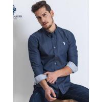 长袖衬衫男牛津纺商务正装官方新款修身潮流纯棉修身美国品牌衬衫