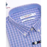 U.S. POLO ASSN.衬衫男长袖格子纯棉商务休闲新款男士长袖衬衣