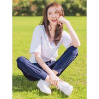莫代尔睡衣女夏 顶呱呱可外穿韩版清新学生七分袖春秋家居服套装