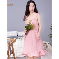 吊带睡裙女夏季 顶呱呱新款可爱性感家居裙 韩版清新学生可爱睡衣