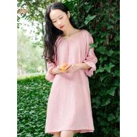 睡裙女夏可外穿 顶瓜瓜顶呱呱可外穿甜美可爱 韩版清新学生家居裙