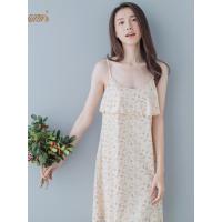 纯棉睡裙女夏 顶瓜瓜顶呱呱夏季韩版清新学生吊带性感居家睡衣