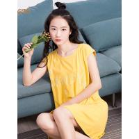 纯棉睡裙女夏 顶瓜瓜顶呱呱新款短袖薄款可外穿春秋居家大码睡衣