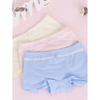 顶瓜瓜儿童内裤女童纯棉小孩中大童学生平角短裤3条装2018新款 3条装