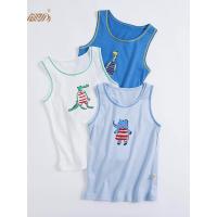 顶瓜瓜(dingguagua)背心儿童纯棉男童夏季休闲可爱动物卡通印花家居服 夏季新款