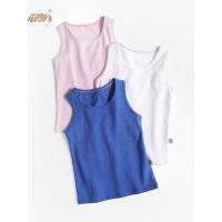 顶瓜瓜(dingguagua)背心男童棉质儿童夏打底休闲运动上衣素色家居服2018春夏新款