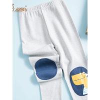 顶瓜瓜儿童打底裤裤子男童纯棉秋裤卡通单裤单条2018春季新款