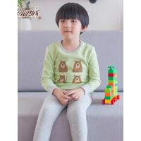 顶瓜瓜儿童保暖内衣男童秋衣冬季棉质三层加绒加厚秋衣秋裤套装