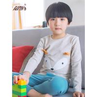 顶瓜瓜儿童内衣男女童秋冬宝宝舒适保暖舒绒秋衣秋裤套装