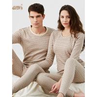 顶瓜瓜保暖内衣女棉质秋衣秋裤秋冬棉毛衫加厚情侣圆领套装顶呱呱