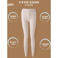 顶瓜瓜保暖裤女单件棉毛裤内穿格子保暖裤紧身线裤女士打底裤衬裤