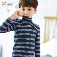 男童保暖内衣套装 儿童内衣纯棉秋冬男孩秋衣秋裤中厚半高领舒绒7