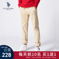 U.S. POLO ASSN.休闲裤男纯棉舒适长裤美式休闲男装春季新品男裤